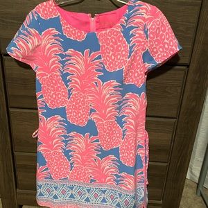 Lilly Pulitzer romper, size small, pink and blue💘